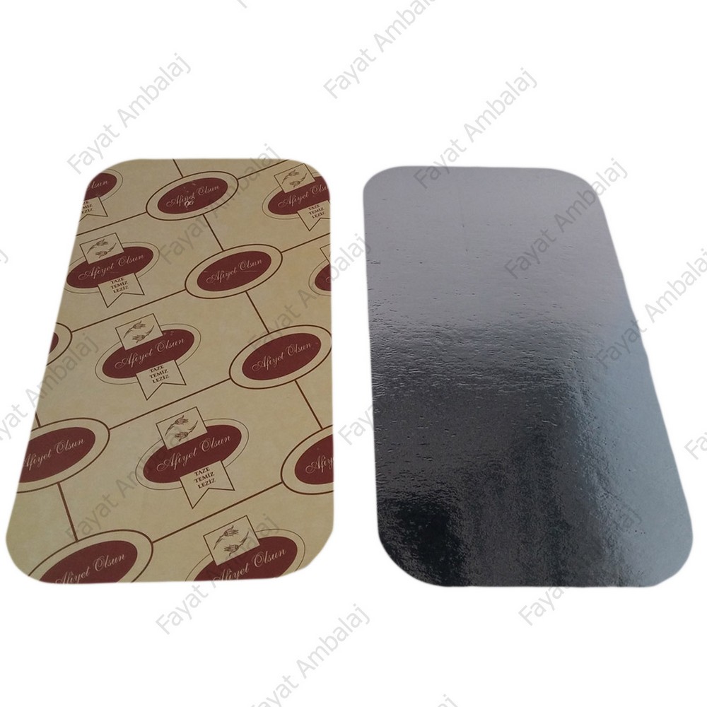 Alüminyum Gıda Kabı Kapağı 2500 Gr 100 Adet