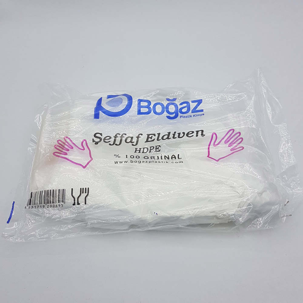 Şeffaf Eldiven Lüx 100 Adet