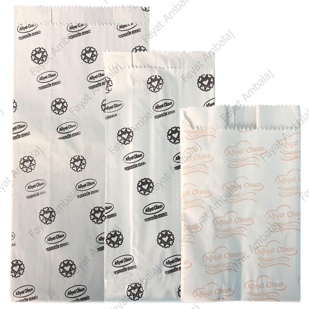 Büyük Boy Körüklü Pastane Kese Kağıdı 33 Cm x 15 Cm 10 Kg