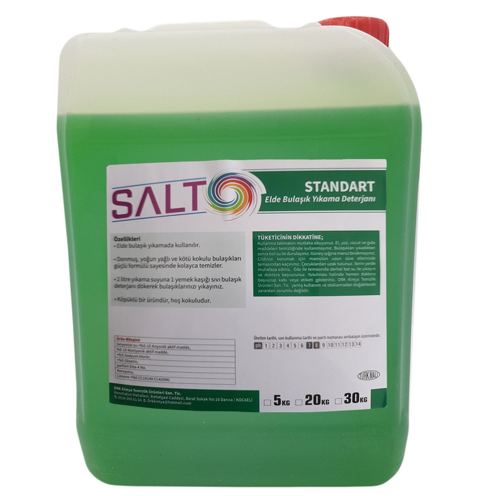 Salto Elde Bulaşık Yıkama Deterjanı 5 Kg