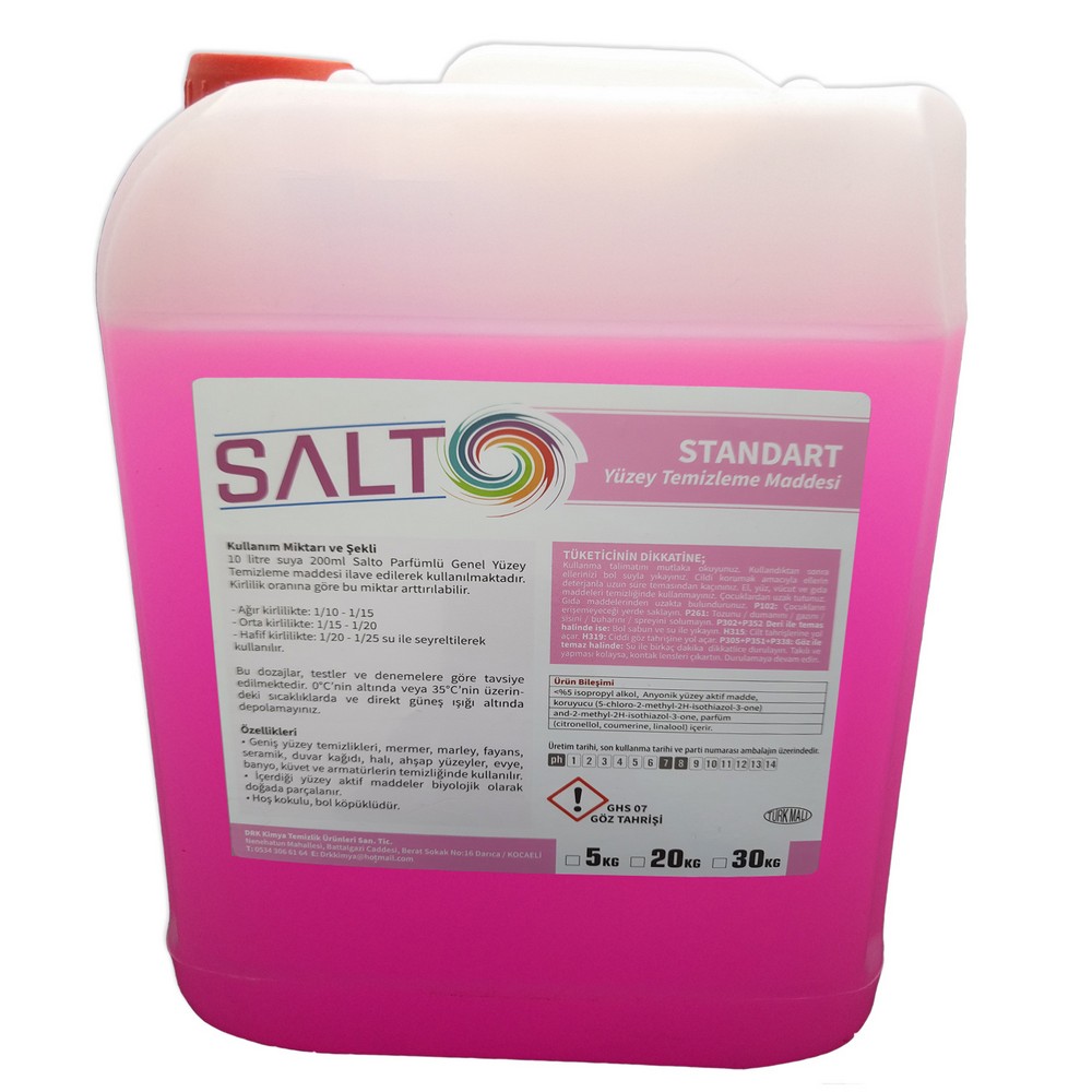 Salto Genel Yüzey Temizleyici Gül Kokulu 5 Kg