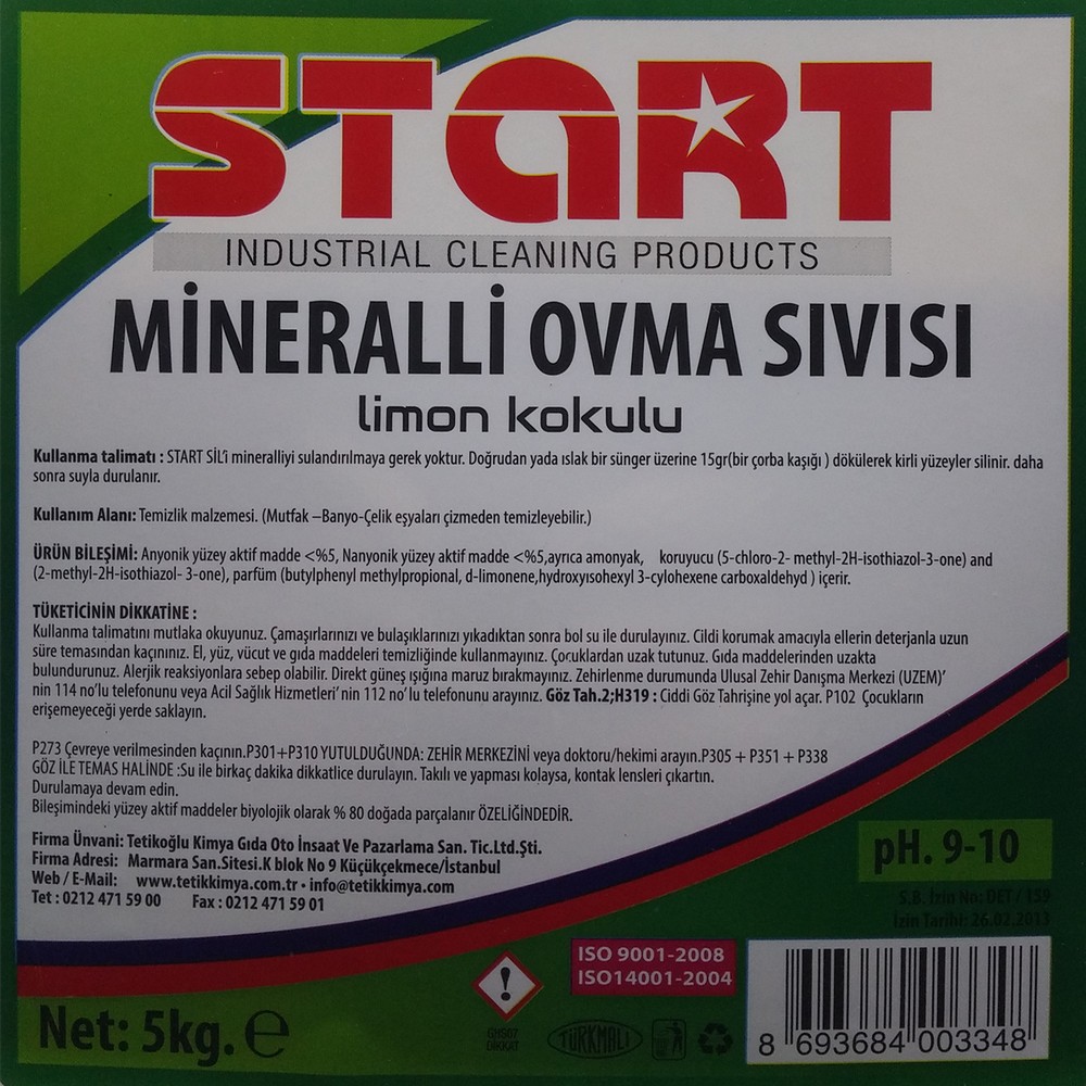 Salto (Cif) Mineralli Krem Ovma Sıvısı 5 Kg