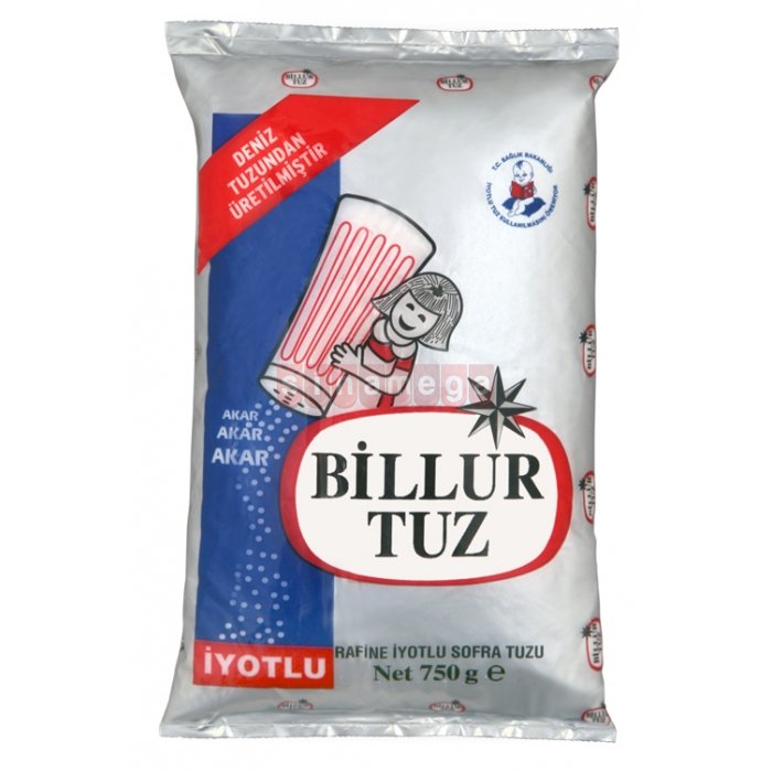Billur Tuz Serpme 1 Adet 750 Gr