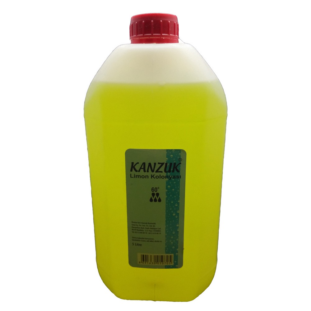 Kanzuk Limon Kolonyası 5 Litre 60cc