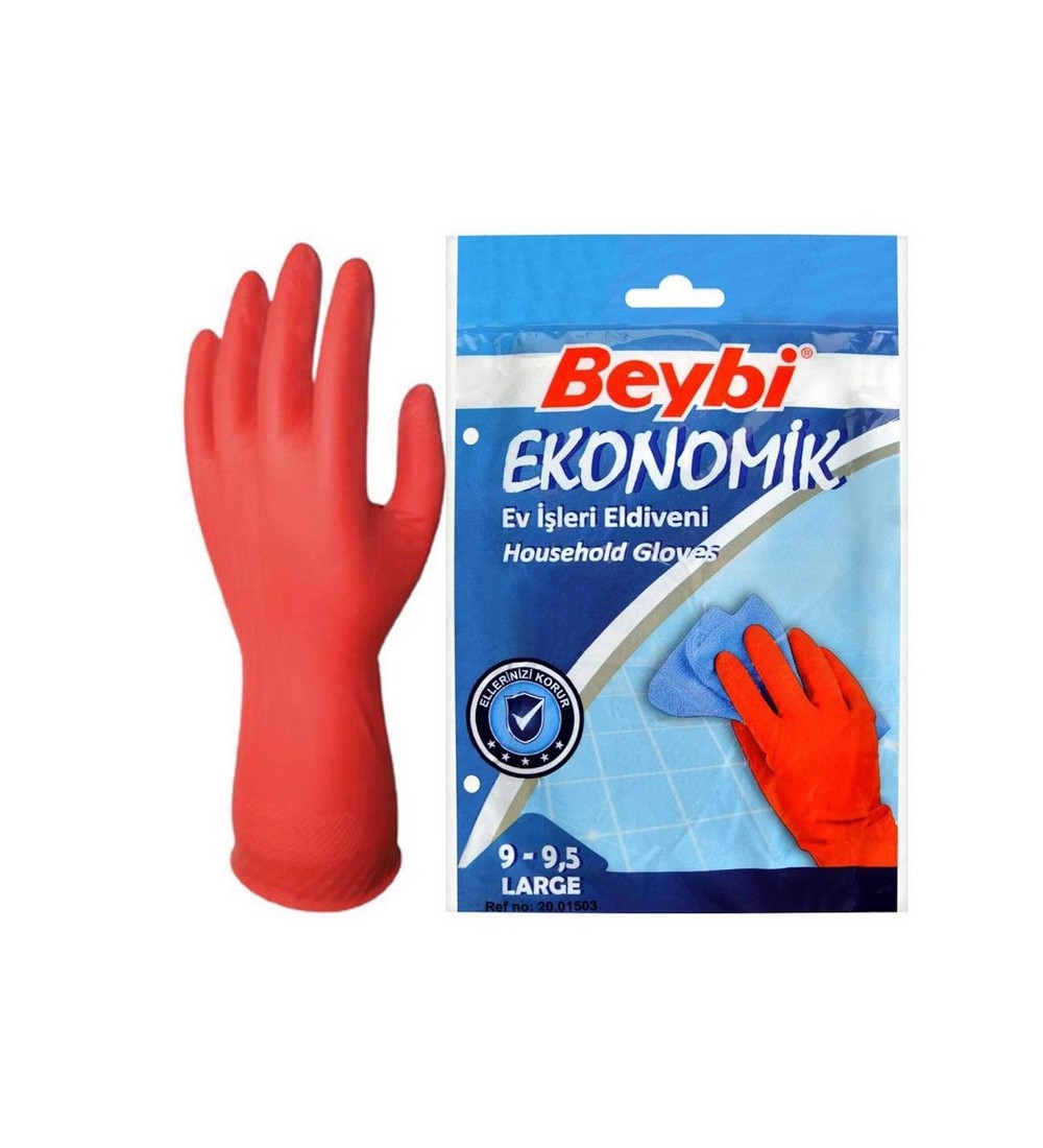 Beybi Ekonomik Ev İşleri Eldiveni 9 - 9,5 Large