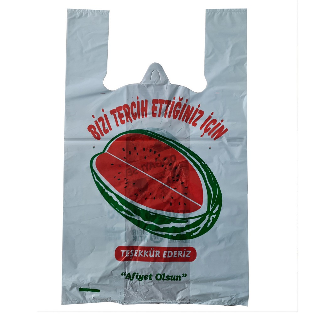 Karpuz Poşeti Baskılı Beyaz 1 Kg