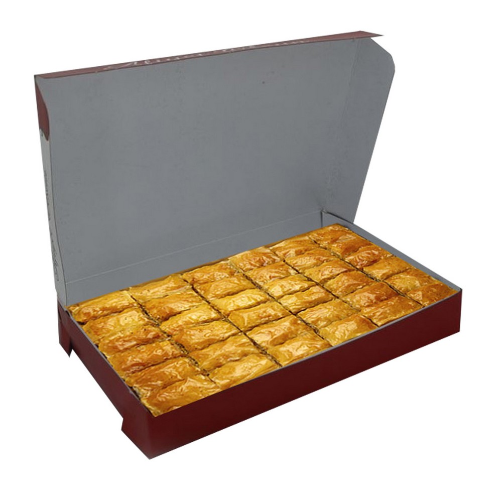 Baklava Desenli Baklava Kutusu 500 Gr 100 Adet