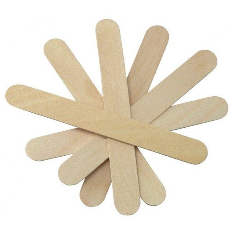 Dünya Dil Altı Çubuğu (Tahta Dil Basacağı) 15 Cm x 18 Mm 100 Adet