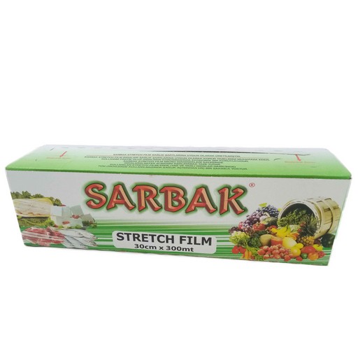 Sarbak Streç Film 8 Mikron 30 Cm x 300 Mt