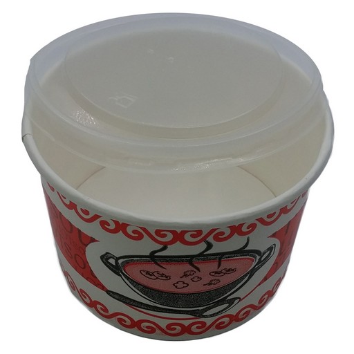 Kapaklı Çorba Kabı 16 Oz 50 Adet