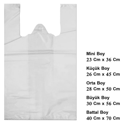 Atlet Poşet Hışır Battal Beyaz 1 Kg