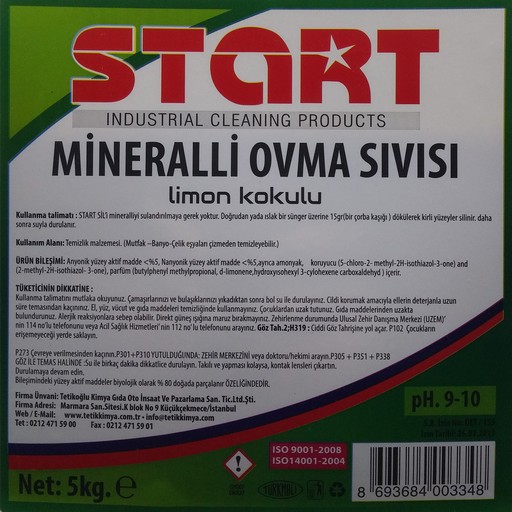 Salto (Cif) Mineralli Krem Ovma Sıvısı 5 Kg