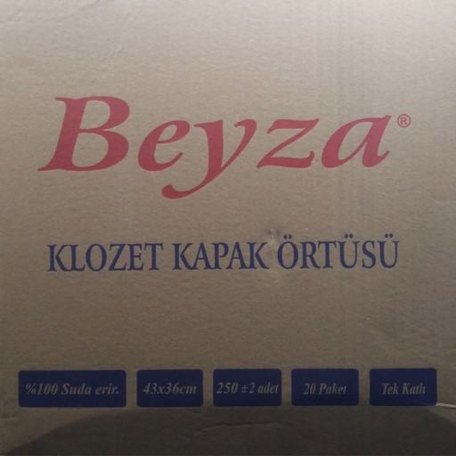 Beyza Extra Klozet Kapak Örtüsü 250'li Paket