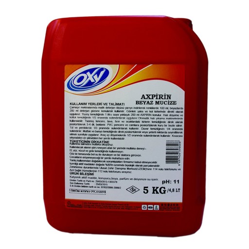 Salto Aspirin Beyaz Mucize Çok Amaçlı Temizlik Maddesi 5 Kg