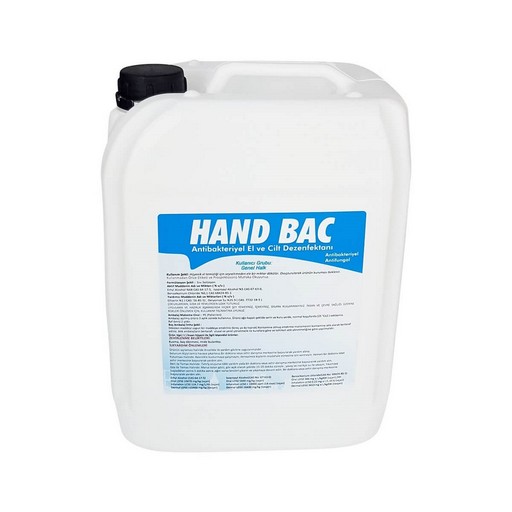 Hand Bach El Hijyen Solüsyonu (El Dezenfektanı) 5 Lt
