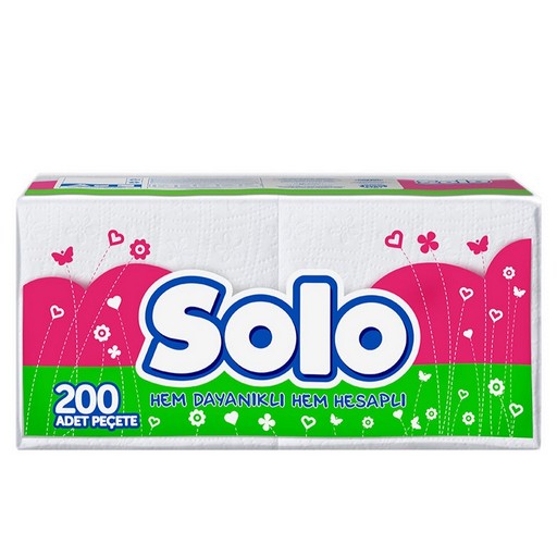 Solo Peçete 30x30 200 Yaprak