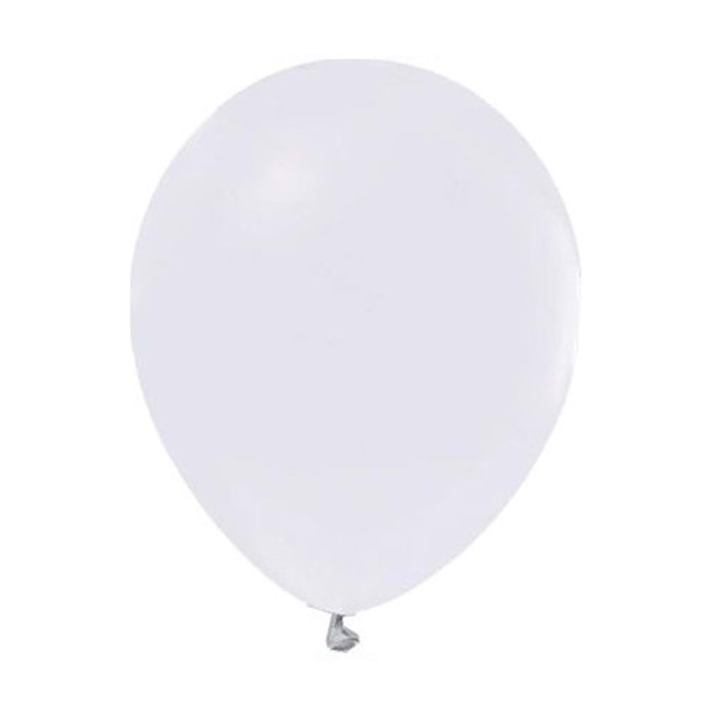 Balonevi Beyaz Renkli Balon 12 inç
